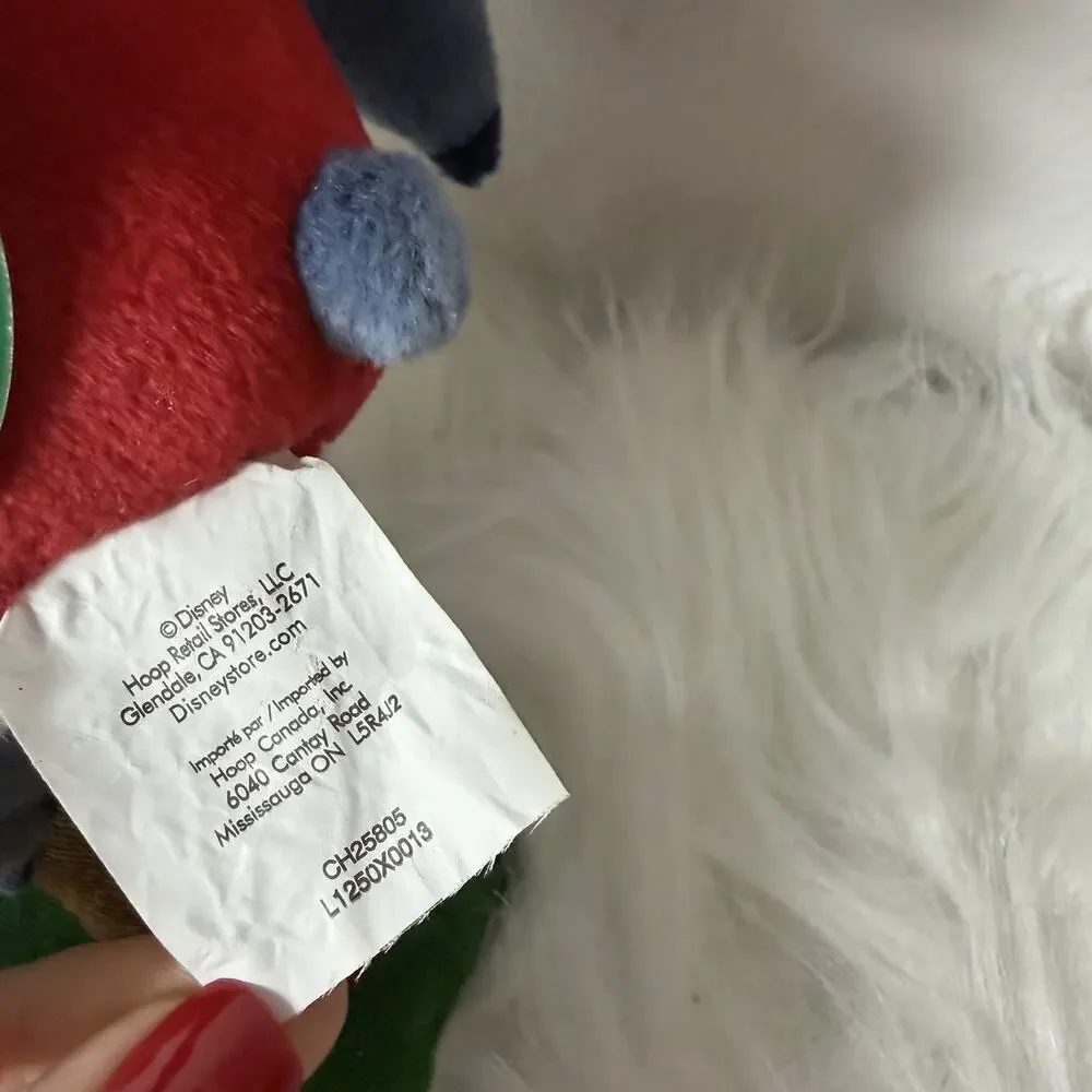 Disney Santa Stitch Reindeer Rocking Horse Lilo & Stitch Musical W/ Tags